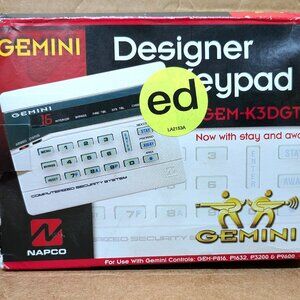 NAPCO GEMINI GEM-K3DGTL ALARM SYSTEM KEYPAD